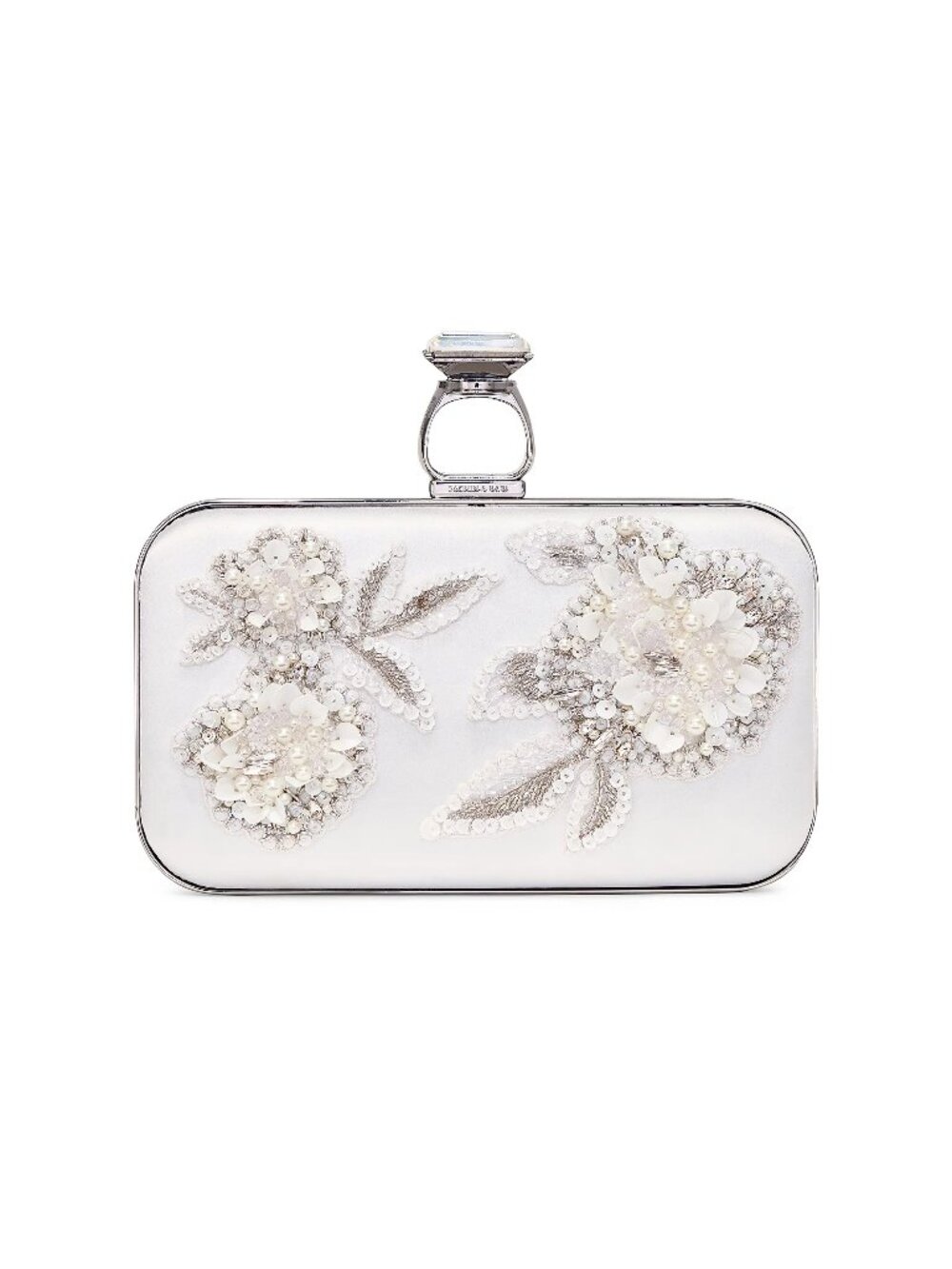 Sachin and Babi On the Rocks Satin Clutch Excellent Condition!